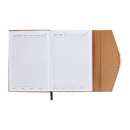 Ежедневник недатированный А5, 140 листов, искусственная кожа, «Стиль», чёрный