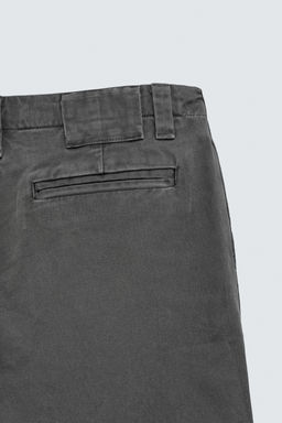 PANTAL?N CHINO RELAXED FIT LAVADO / Gris - Zara фото 10