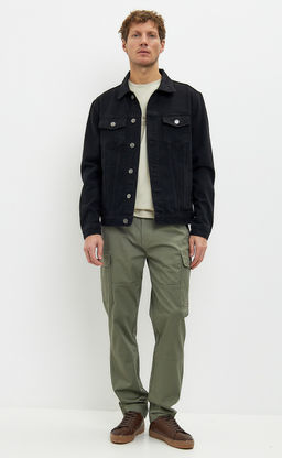 Куртка джинс P011-1336Rus black