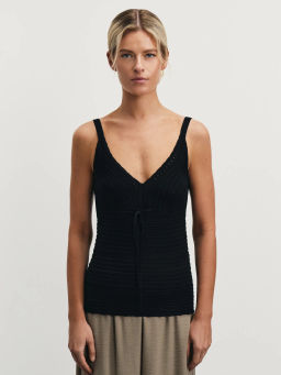 Вязаный топ из вискозы / Zarina  фото 3