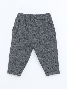 Bisiklet Yaka Bask?l? Erkek Bebek Sweatshirt ve E?ofman Alt 2li - Waikiki фото 3