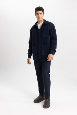 Рубашка обычного кроя с длинными рукавами и мягкой подкладкой - Defacto фото 5