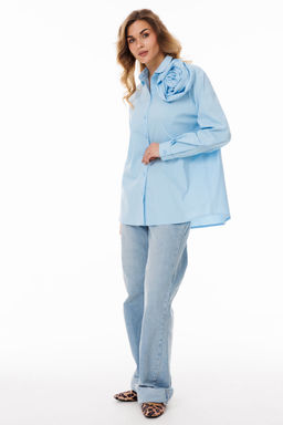 Рубашка Lars Style 1056 голубой