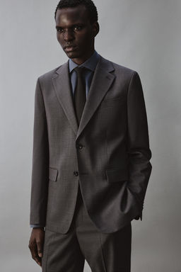 BLAZER TRAJE ESTRUCTURA / Marr?n - Zara фото 6