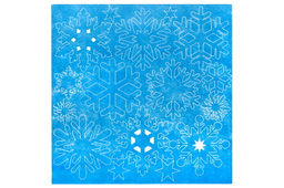 Набор снежинок для декора (голубой) - Smiledecor фото 3