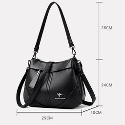 KAIDIFEINIROO Сумка женская с двумя ремнями 8691 фото 6