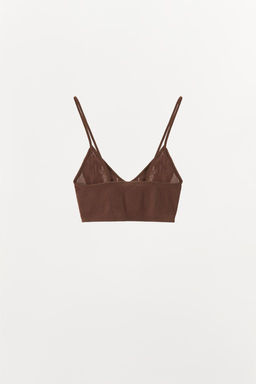 SEAMLESS LACE BRALETTE - Zara фото 7