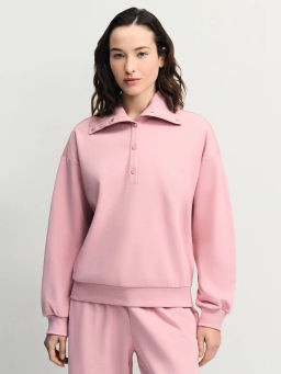 Толстовка с воротником прямого кроя / Zarina фото 3