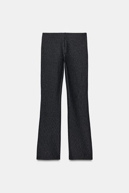 PANTAL?N FLARE INTERLOCK / Vigor? oscuro - Zara фото 6