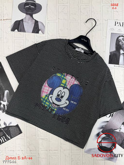 Женская футболка в полоску - Bruno фото 4