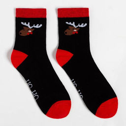 Новогодний подарочный набор KAFTAN New Year, носки р-р 36-39 (23-25 см), маска  фото 6