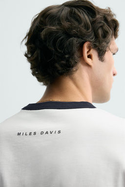 MILES DAVIS PRINT T-SHIRT - Zara фото 7
