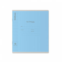 Цена за 200 шт. Тетрадь школьная ученическая ErichKrause Классика Visio зеленая, 18 листов, клетка (в плёнке по 10 шт.)  фото 14