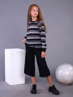 Джемпер Параллель черный - Ладошки фото 4