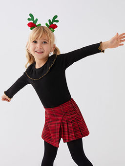 Bisiklet Yaka Uzun Kol Basic K?z Bebek Ti??rt - Waikiki фото 2