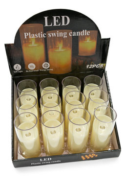 Набор свечей светодиодных на батарейках 5*5*12,5 см (12 шт) SF-7552, №5 - Больше подарков фото 2