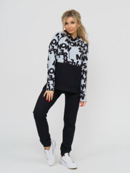 878 Костюм "Буквы на сером"