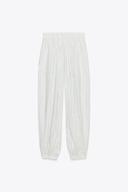 ZW COLLECTION STRIPED BALLOON TROUSERS - Zara фото 13