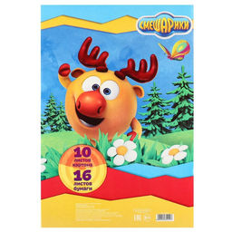 Подарочный канцелярский набор, 8 предметов, «Смешарики»