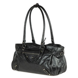 9273 black, Женская кожаная сумка, Barcelo Biagi