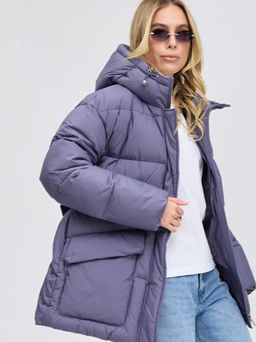 Укороченная куртка-пуховик с поясом БИО -ПУХ - Lawinter фото 3