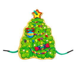 Шнуровка фигурная «Новый год! Ёлочка»