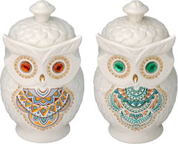 HILLTOP. Керамика. Чайница Сова (в ассортименте) 100 гр. чайница керам.  фото 2