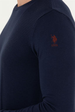 U. S. Polo Assn Мужской темно-синий свитер - U.s. polo assn фото 13