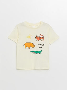 Bisiklet Yaka K?sa Kollu Erkek Bebek Ti??rt