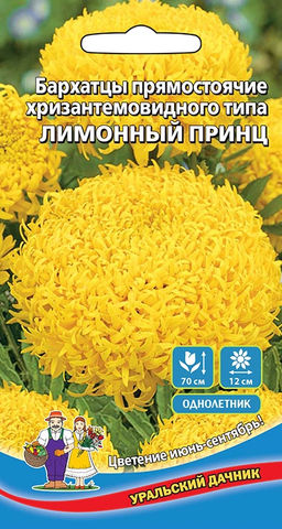 Бархатцы ЛИМОННЫЙ ПРИНЦ