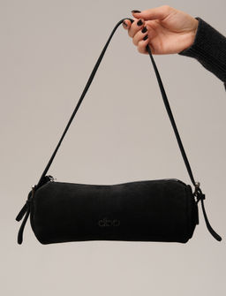 Замшевая сумка Tube DBR 31343 черный велюр фото 2