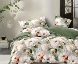 Постельное белье поплин эксклюзив на молнии - Ностальгия Евро (нав.70х70)