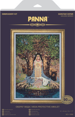 Набор для вышивания PANNA Золотая серия SO-1896 Оберег Веда 31 х 43 см