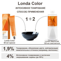 Интенсивное тонирование 8/0 светлый блонд Londa - Londa professional фото 4