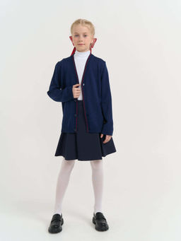 Кардиган вязаный Синий 7+ - Bungly фото 4