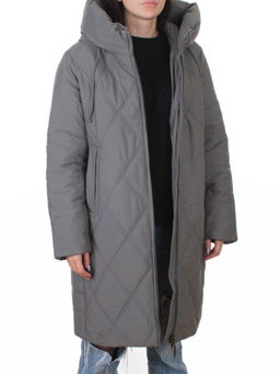 A612 GRAY/MENTHOL Куртка зимняя женская (верблюжья шерсть, 120 гр. холлофайбер)