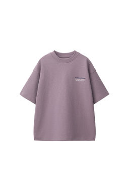 CONJUNTO CAMISETA Y BERMUDA INTERLOCK / Malva