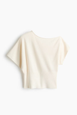 Top de un hombro en punto fino - H&m фото 2