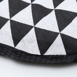 Лежак для животных Геометрия, 50 х 50 х 10 см, чёрно-белый - Пижон фото 5