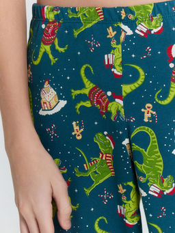 Пижама для мальчиков зеленая с новогодним принтом - Mark formelle фото 7