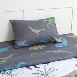 Постельное белье Этель 1,5 сп Just dino 143х215 см, 150х214 см, 50х70 см -1 шт  фото 2