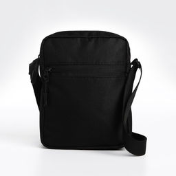 Сумка мужская TEXTURA через плечо, текстиль, цвет чёрный  фото 2