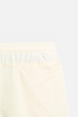 SHORT SEERSUCKER SWIMMING TRUNKS - Zara фото 4