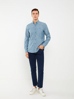 Regular Fit Uzun Kollu Poplin Erkek G?mlek