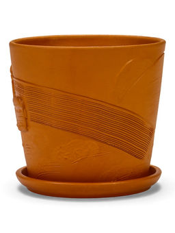 Горшок цветочный с поддоном 1,45 л, d15/h14 см терр-т керамика, "Голландия" (М)