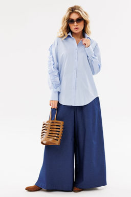 Рубашка AmberA 1097 голубой