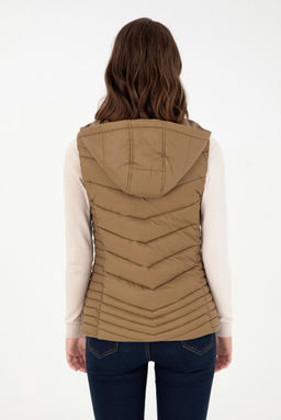 Женский жилет цвета хаки - U.s. polo assn фото 5