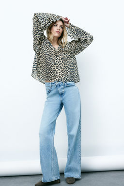 Blusa con mangas de volante - H&m фото 2