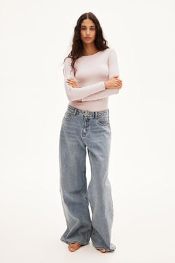 Top de microfibra con escote en U - H&m фото 2