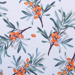 Комплект штор для кухни с подхватами Berry garden 145х180см-2 шт., 100% п/э - Этель фото 4